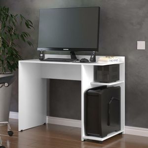 Mesa para Computador e Escrivaninha Iris - Branco - RPM Móveis