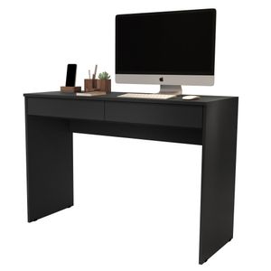 Mesa Para Computador Escrivaninha Home Office 2 Gavetas - Preto - RPM Móveis